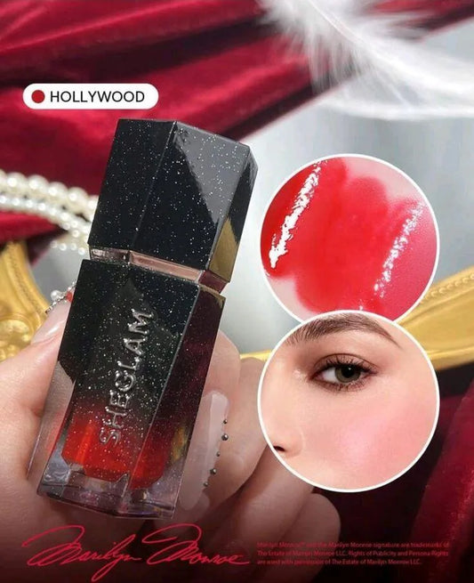 Sheglam Hollywood Blush Red 0.16oz – Glossy Liquid Blush
