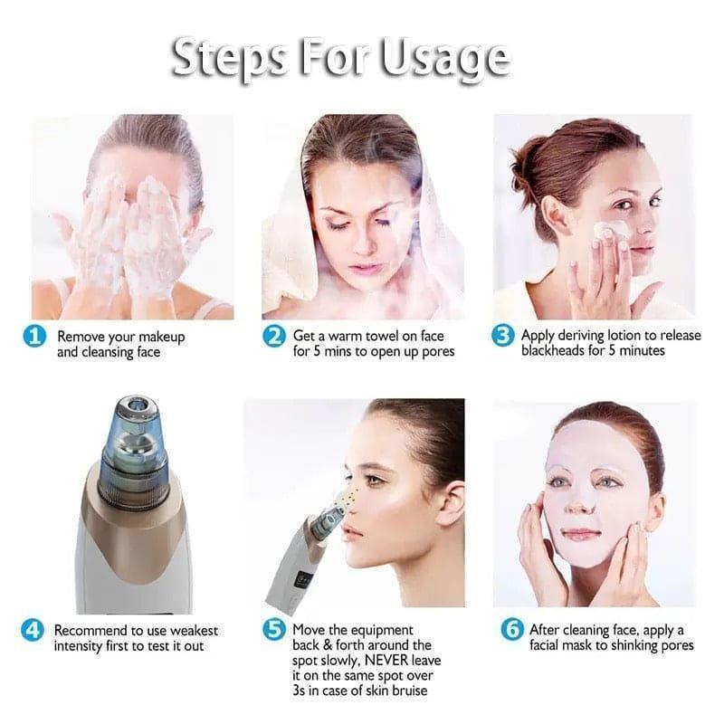 Derma Suction Blackhead Remover – Electric Pore Vacuum Cleaner