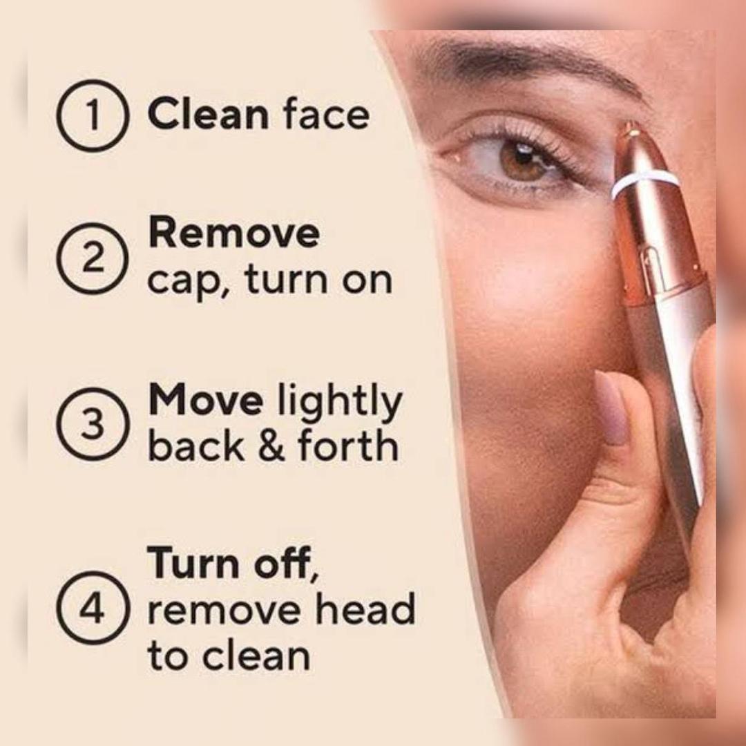 Rechargeable Flawless Eyebrow Trimmer – Instant Precision Shaping