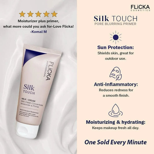 Silk Touch Milk-Cream Primer for Pore Blurring & Glow