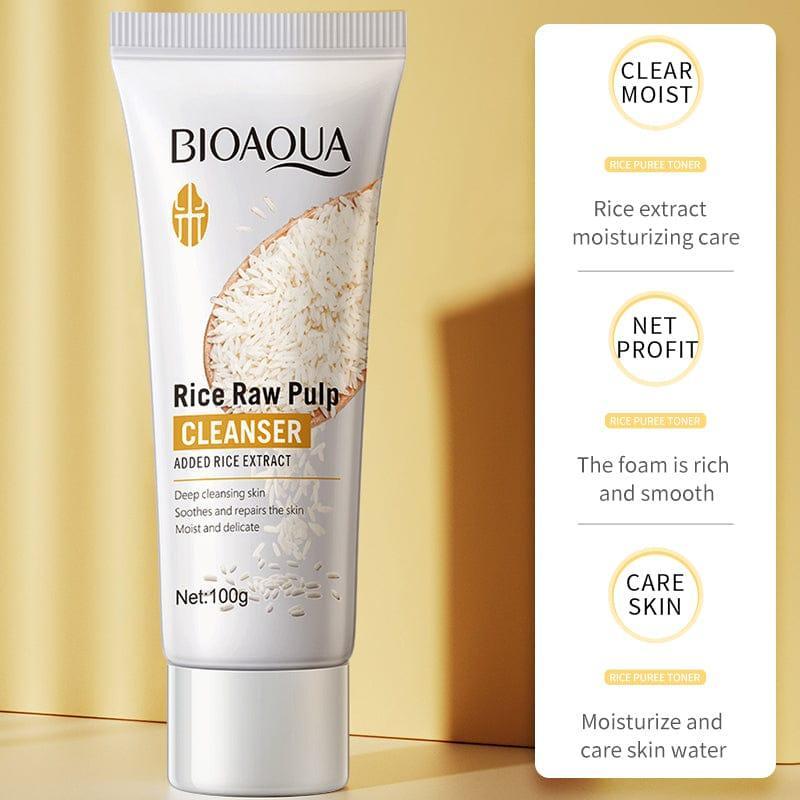 BIOAQUA Rice Raw Pulp Facial Cleanser 100ml