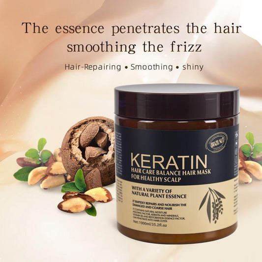 Keratin Hair Mask 500ml – Deep Repair & Smooth Hair Treatment