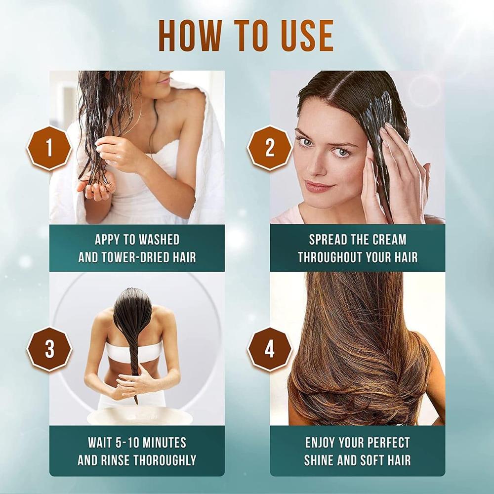 Keratin Hair Mask 500ml – Deep Repair & Smooth Hair Treatment