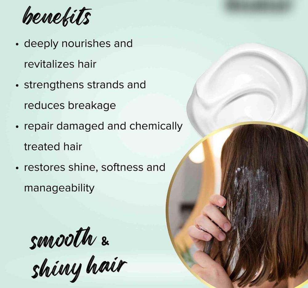 Keratin Hair Mask 500ml – Deep Repair & Smooth Hair Treatment