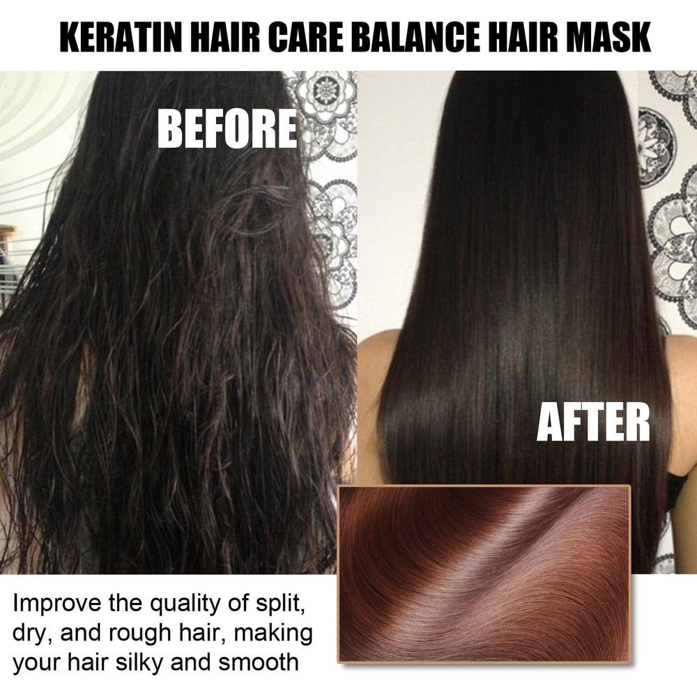 Keratin Hair Mask 500ml – Deep Repair & Smooth Hair Treatment