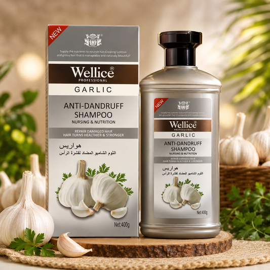 Wellice Garlic Anti-Dandruff Shampoo 400ml