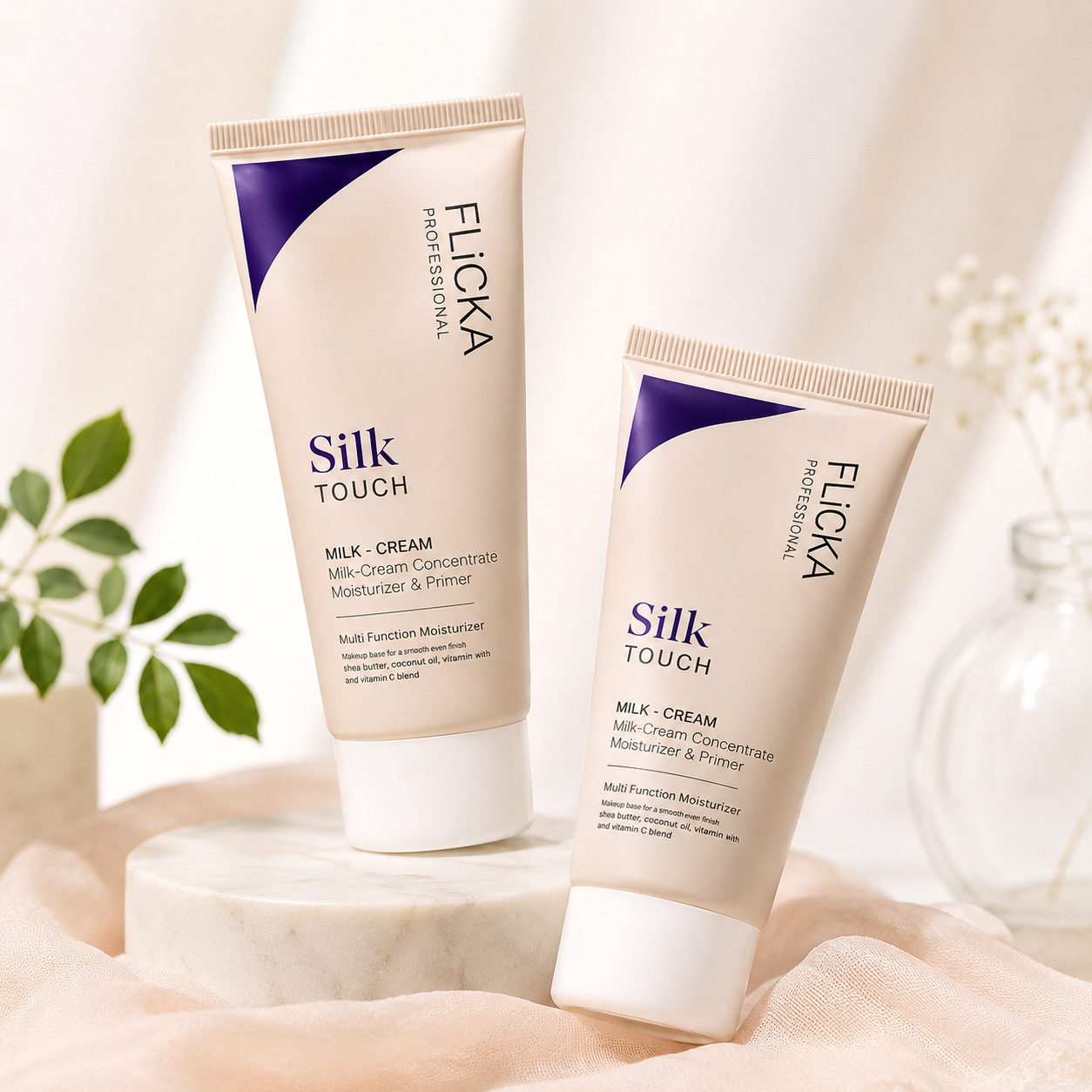 Silk Touch Milk-Cream Primer for Pore Blurring & Glow