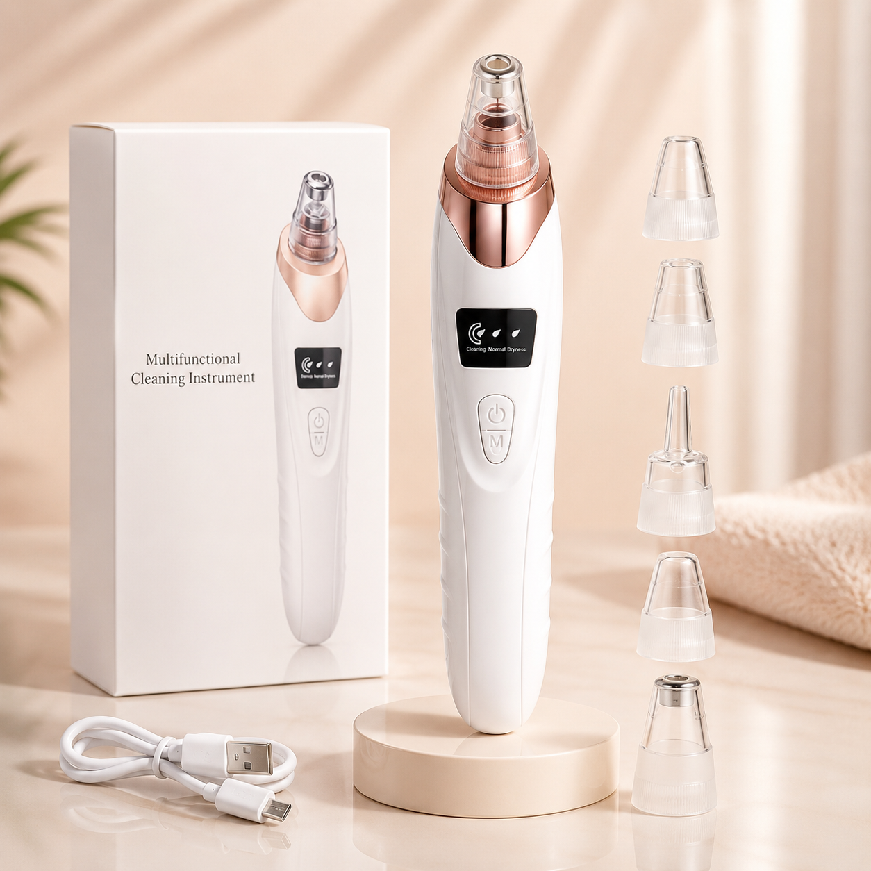 Derma Suction Blackhead Remover – Electric Pore Vacuum Cleaner