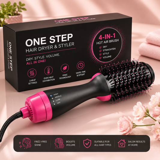 Professional Ionic Hair Dryer Brush